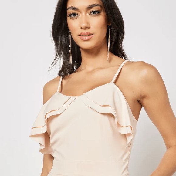 tfnc LONDON - Amara Jumpsuit in Nude/Blush (NWT) - Picture 3 of 5